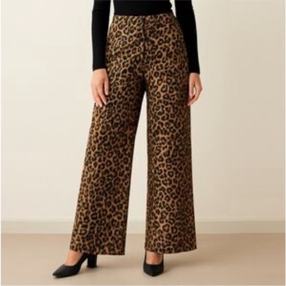 Maeve Animal Print The Colette trousers